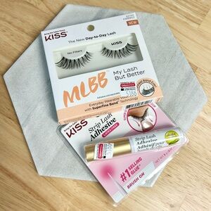 FREE W/$50 PURCH 👁️ KISS MLBB Lashes & Adhesive